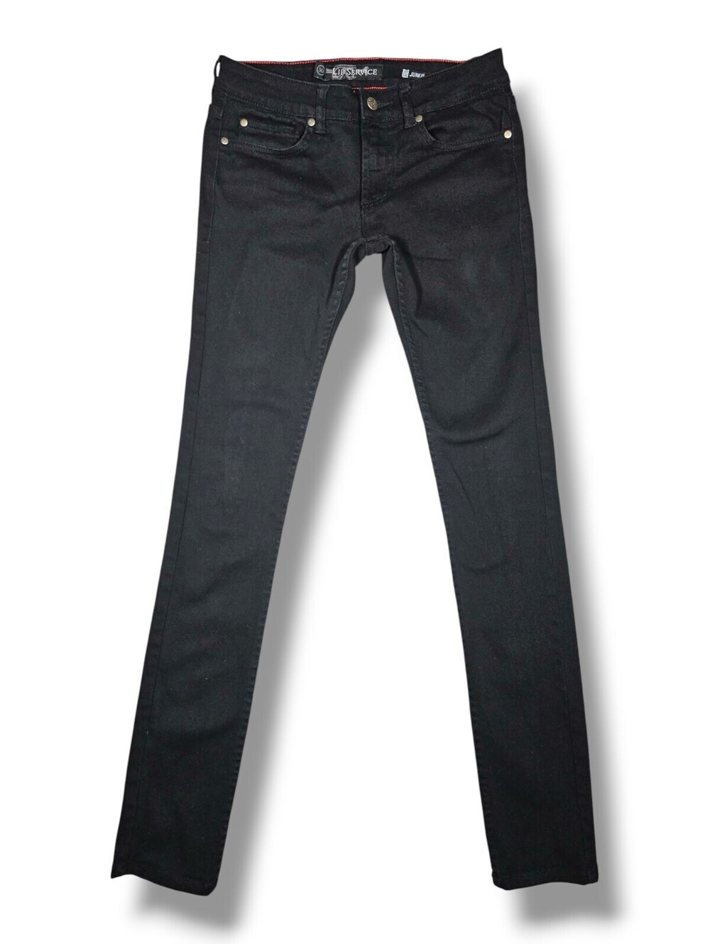 Lip Service Black Skinny Jeans Y2K Goth Emo Punk Scene Rock Alt 2000s 30x34